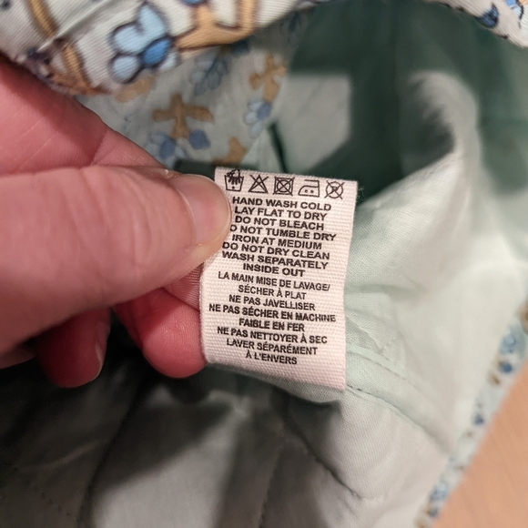 Floral Blue Jacket 100% Cotton - Picture 4 of 9